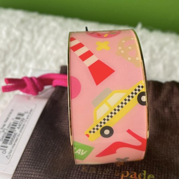 kate spade x Darcel | Donut Taxi Magnetic Hinged Bangle - Picture 5 of 11